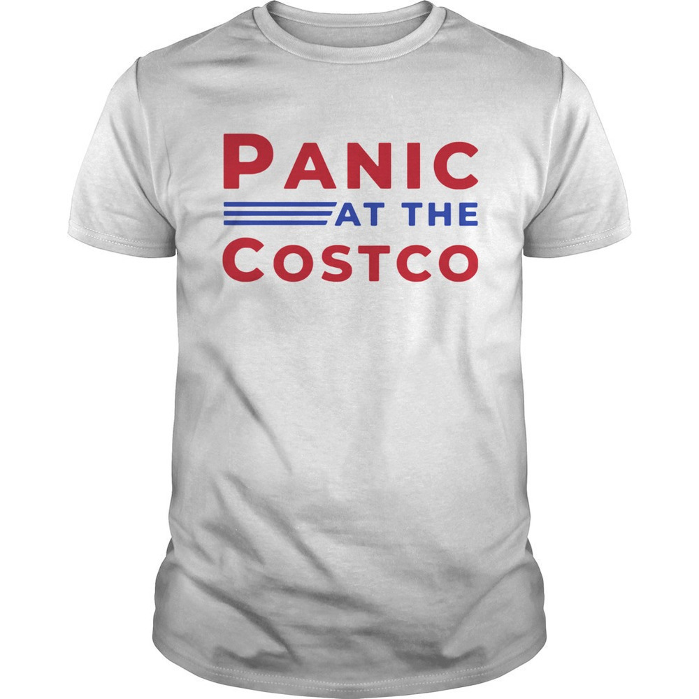Panic At The Costco Funny Meme Graphic Unisex T-Shirt